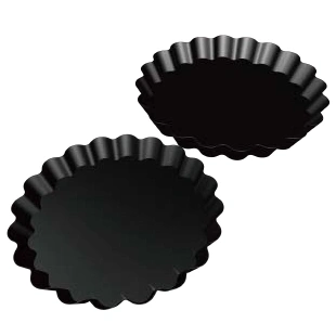 Molde redondo acanalado para tartas de aleación de aluminio