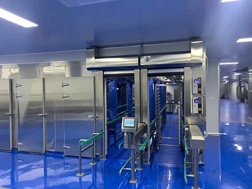 Sistema de carro bandejero para fermentación automático